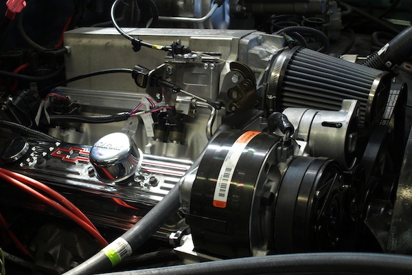 Photo of a new Chevrolet engine at Excalibur Auto Repair in Austin, TX