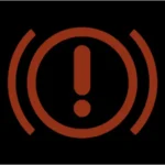 Dashboard brakes light icon